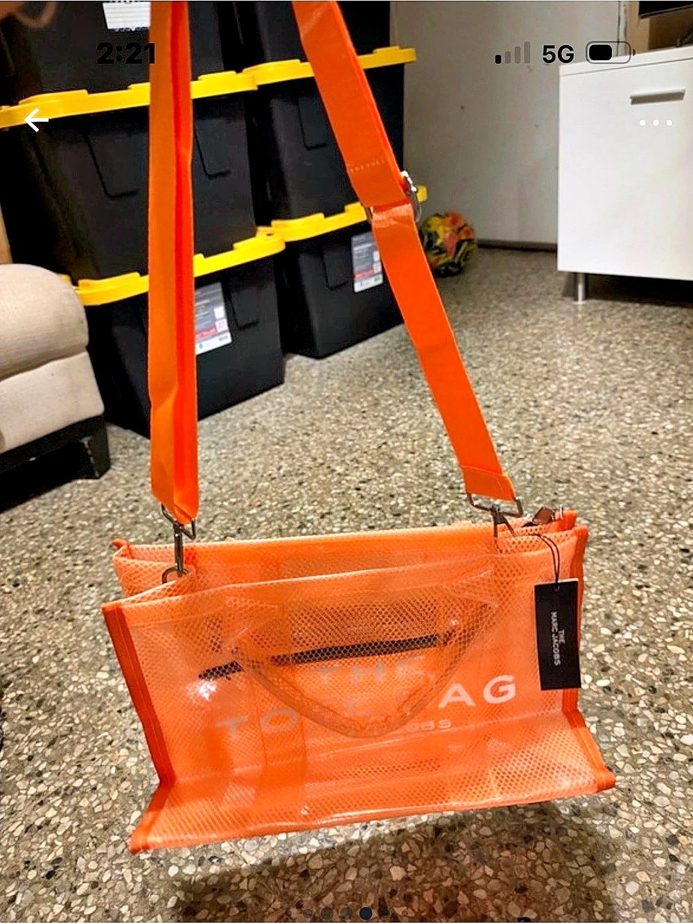 ToteBag Tote Bag Orange NWT